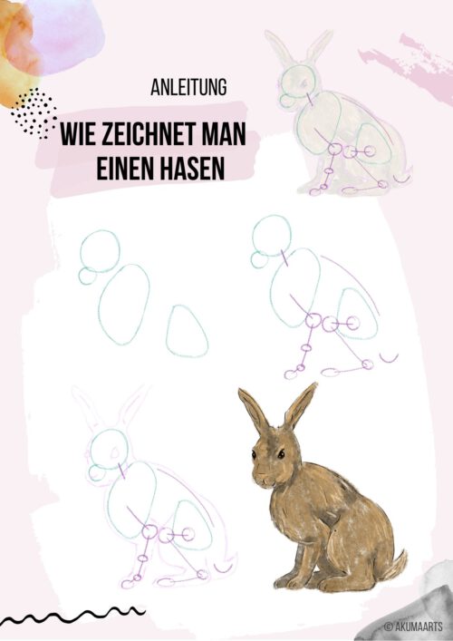 Wie Zeichnet man einen hasen